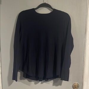 COS Lightweight Crewneck‎ Flowy Sweater Navy M